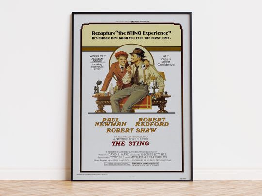 Discover The Sting - Movie Poster | Digital Download | High Quality Ready To Print