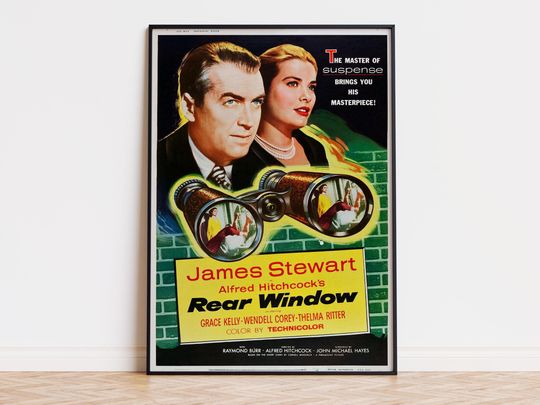 Discover Rear Window - Movie Poster | Digital Download | High Quality Ready To Print