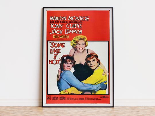 Discover Some Like It Hot - Movie Poster | Digital Download | High Quality Ready To Print