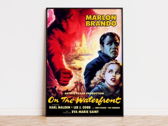 Discover On the Waterfront - Movie Poster | Digital Download | High Quality Ready To Print
