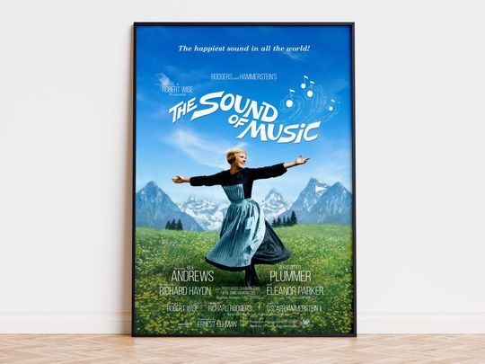 Discover The Sound of Music - Movie Poster | Digital Download | High Quality Ready To Print