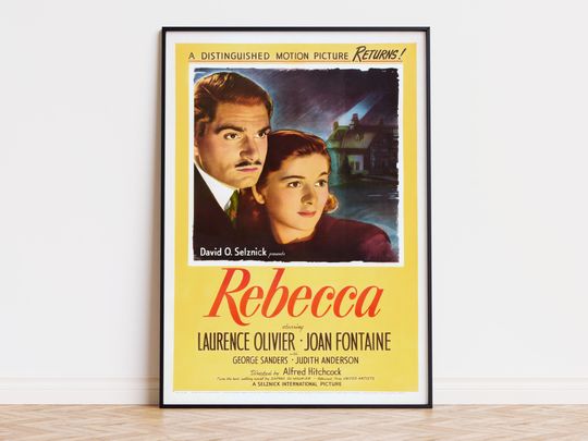 Discover Rebecca - Movie Poster | Digital Download | High Quality Ready To Print