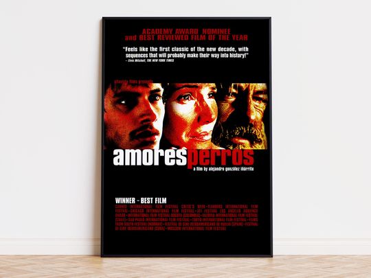 Discover Amores Perros - Movie Poster | Digital Download | High Quality Ready To Print