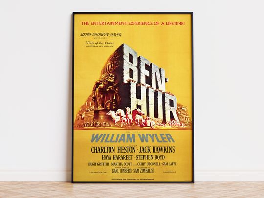 Discover Ben-Hur - Movie Poster | Digital Download | High Quality Ready To Print