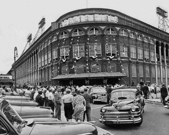 Discover 1949 Brooklyn Dodgers EBBETS FIELD Photo 1961 8  x 10 Photo Vintage Baswball Photographs