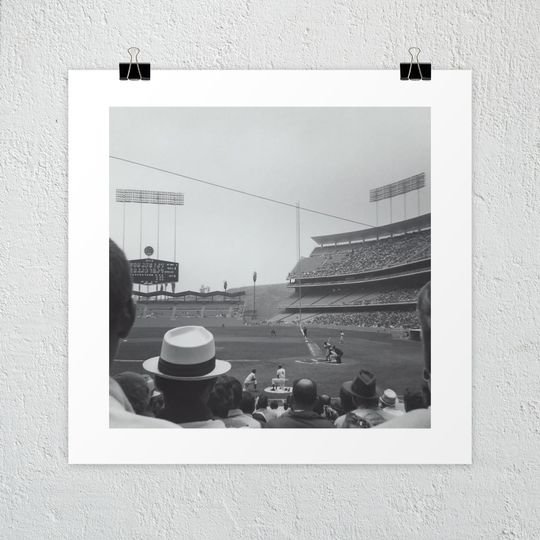 Discover Dodgers '62 Vintage Photo Print, Dodgers art, Dodgers wall art, Dodgers print, LA Dodgers