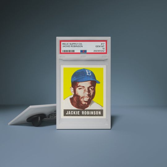 Discover Pin: 1948 Jackie Robinson Graded 10 Enamel Pin