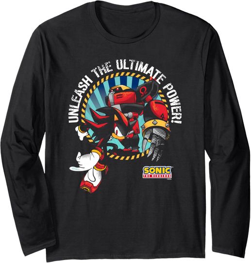 Discover Sonic The Hedgehog Shadow & Omega Unleash The Ultimate Power Long Sleeve T-Shirt