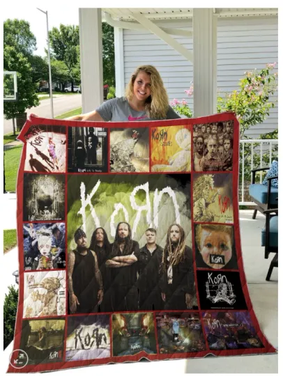 Korn Quilt Blanket Perfect Gift For Fans