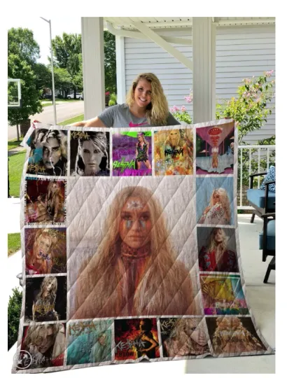Discover Kesha Quilt Blanket Perfect Gift For Fans