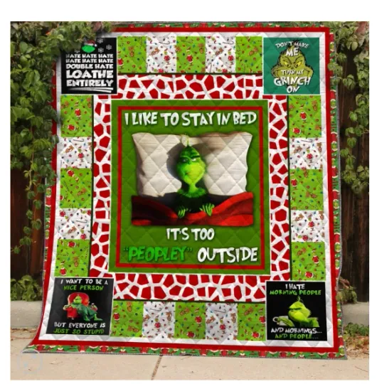 Discover funny character Quilt Blanket Perfect Gift For Fans1