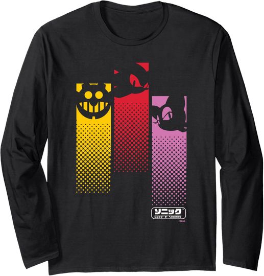 Discover Sonic the Hedgehog - Vertical Screen  Long Sleeve T-Shirt