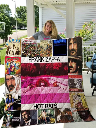 Discover Frank Zappa Quilt Blanket Gift for Fan