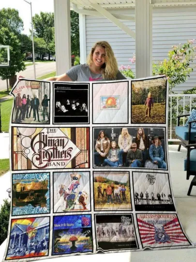 Discover The Allman Brothers Quilt Blanket Gift for Fan