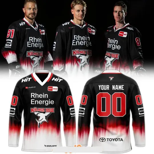 Discover Personalized Kölner Haie Unser Third Trikot der Saison 2025/2026 Hockey Shirt