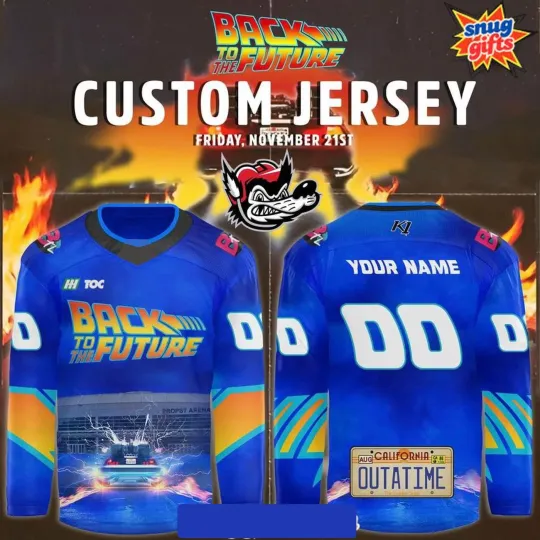 Discover Personalized Huntsville Havoc Back to the Future Special Hockey Shirt Men's