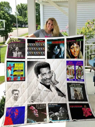 Discover Otis Redding Quilt Blanket Gift for Fan