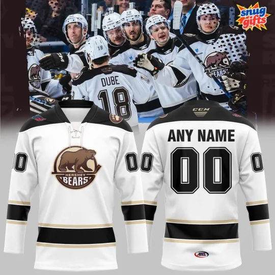 Discover Personalized Hershey Bears Chocolatetown USA Lace Hockey Shirt Fan Gear Gift