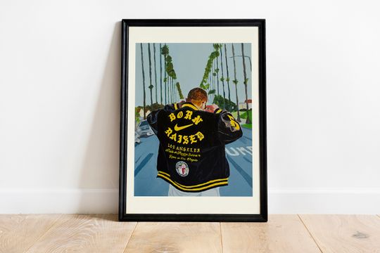 Discover Spanto Tribute by Alix, Born x Raised founder, Nike Collab Los Angeles Art Print / Poster