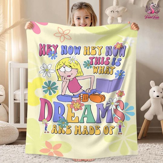 Discover Lizzie Mcguire Blanket | Lizzie Mcguire This Is What Dreams Are Made Of | The Lizzie Mcguire Movie | Lizzie Blanket Gift for Girls