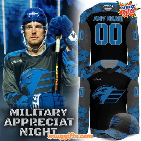 Discover Personalized Colorado Eagles Military Appreciation Night Special Hockey Shirt