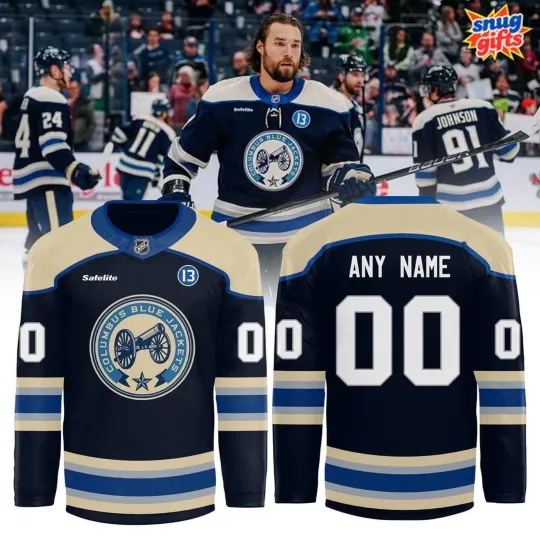 Discover Personalized Columbus Blue Jackets Alternate Breakaway Hockey Shirt Fan Gear