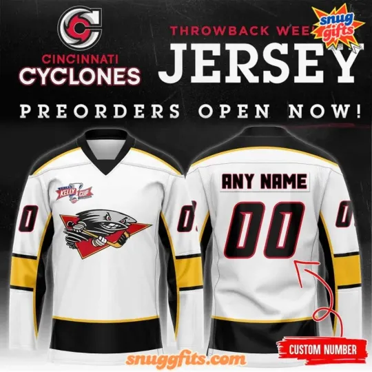Discover Personalized Cincinnati Cyclones Throwback Weekend Kelly Cup Finals Hockey Shirt