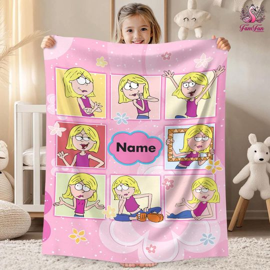 Custom Lizzie McGuire Blanket, Disneyland Lizzie McGuire Blanket