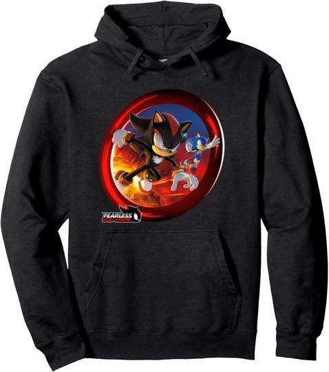 Discover Sonic the Hedgehog, Fearless: Year of Shadow key art Pullover Hoodie