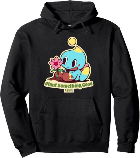 Sonic the Hedgehog - "Plant Something Good" Earth Day Chao Pullover Hoodie