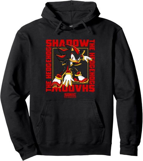 Sonic The Hedgehog Shadow The Hedgehog Epic Portrait Pullover Hoodie