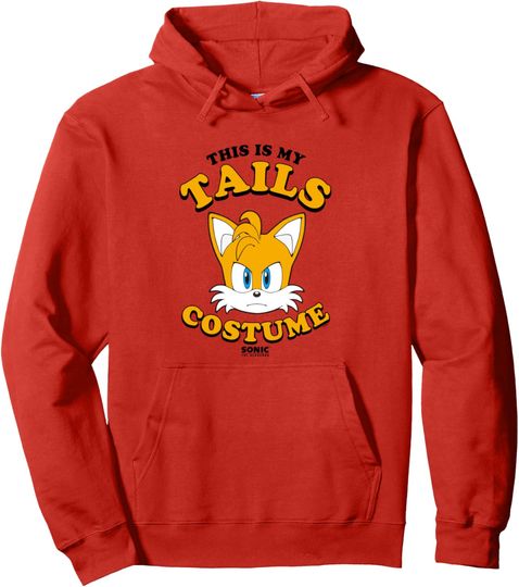 Discover Sonic The Hedgehog Halloween This Is My Tails Costume Pullover Hoodie