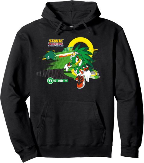 Discover Sonic Racing CrossWorlds - Ready to Roll Jet Pullover Hoodie