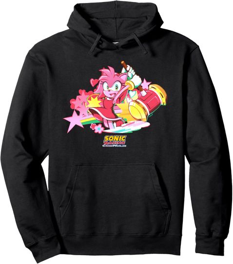 Sonic Racing CrossWorlds - Amy Decal Pullover Hoodie