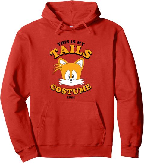 Discover Sonic The Hedgehog Halloween This Is My Tails Retro Costume Pullover Hoodie
