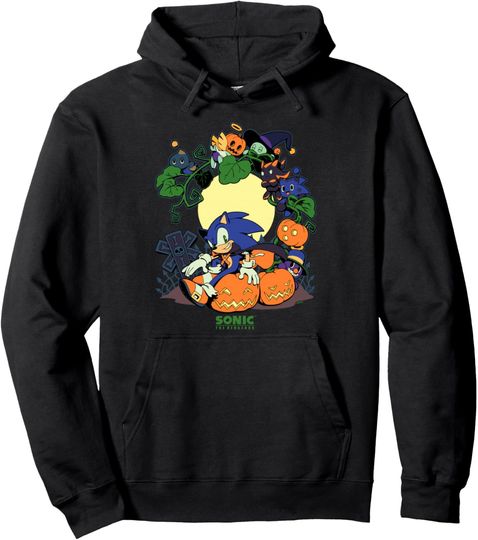 Discover Sonic the Hedgehog - Chao Tales Halloween Group Pullover Hoodie