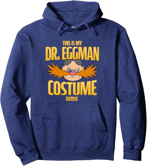 Discover Sonic The Hedgehog Halloween This Is My Dr. Eggman Costume Pullover Hoodie