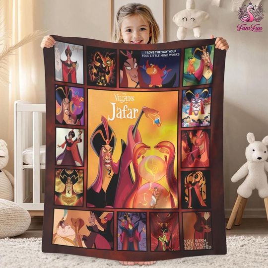 Discover Jafar Villains Blanket – Cozy Disney-Inspired for Kids and Adults