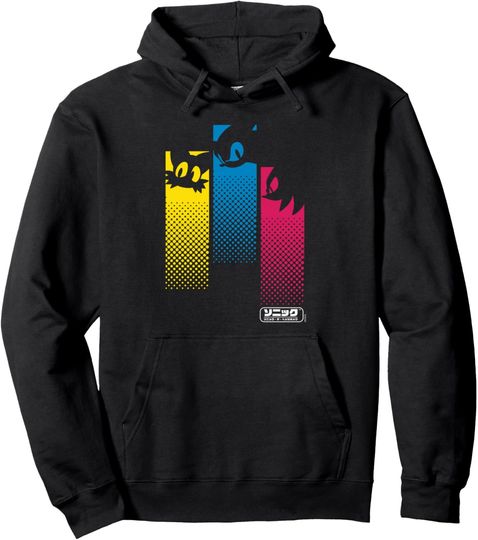 Discover Sonic the Hedgehog - Vertical Screen Pullover Hoodie