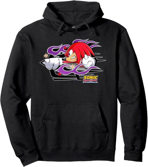 Discover Sonic Racing CrossWorlds - Knuckles Decal Pullover Hoodie