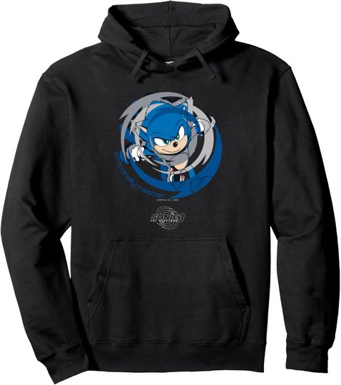 Discover Sonic the Hedgehog 3 - Sonic "I'm Totally Faster" Pullover Hoodie