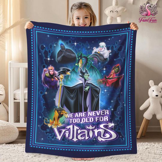 Discover Maleficent Villain Fleece Blanket | Maleficent Sleeping Beauty Blanket