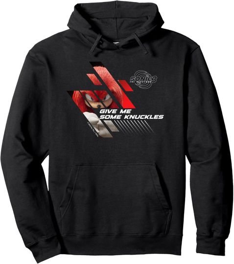 Discover Sonic the Hedgehog 3 - Knuckles "Give Me Some Knuckles" Pullover Hoodie