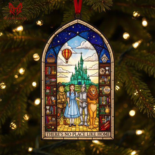 Discover Wizard Witch Emerald Christmas Acrylic Ornament, Wicked Christmas 3D Ornament, Fairy Tale Holiday House Decor, Oz Wizard Themed Ornament