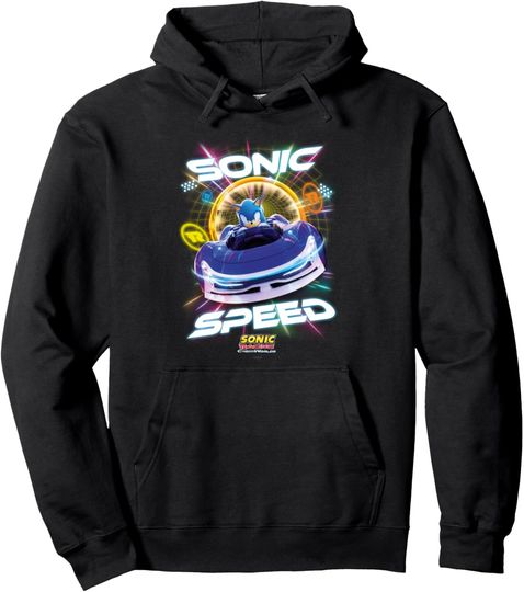 Discover Sonic Racing CrossWorlds - "Sonic Speed" Pullover Hoodie