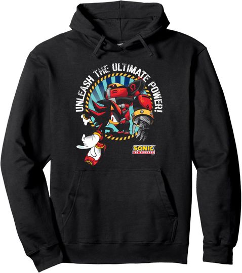 Discover Sonic The Hedgehog Shadow & Omega Unleash The Ultimate Power Pullover Hoodie