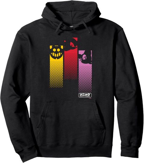 Discover Sonic the Hedgehog - Vertical Screen  Pullover Hoodie