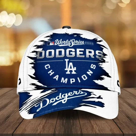 Discover Dodgers 2025 World Series Champions Classic Cap