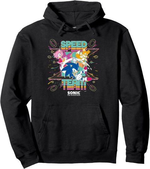 Discover Sonic the Hedgehog - "Speed Team" Pullover Hoodie