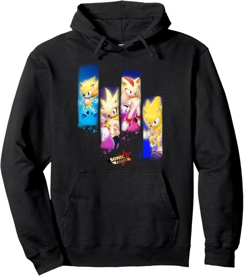 Discover Sonic Forces - Super Hedgehogs Pullover Hoodie